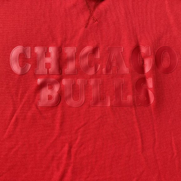 Chicago Bulls Men's 2016 X-Mas adidas Throwback Pullover Sweatshirt - Red 2XL - Picture 4 of 11
